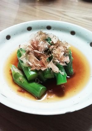 アスパラのお浸し-レシピのメイン写真