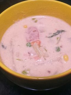 白菜とベーコンの牛乳スープ-レシピのメイン写真
