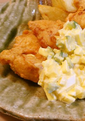 自家製タルタルソースで食べる鶏天(胸肉)-レシピのメイン写真