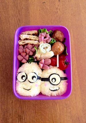 簡単♪キャラ弁♡ミニオンズおにぎり♪-レシピのメイン写真