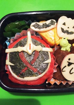 キャラ弁☆仮面ライダーゴースト-レシピのメイン写真