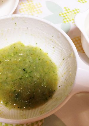 離乳食初期〜 野菜のフルーツソース和え-レシピのメイン写真