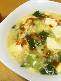 豆腐と青梗菜の中華スープ★-レシピのメイン写真