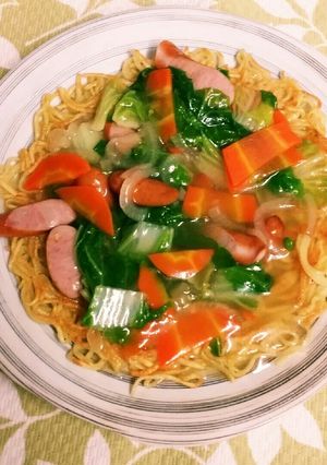 こんがり麺のあんかけ焼きそば-レシピのメイン写真