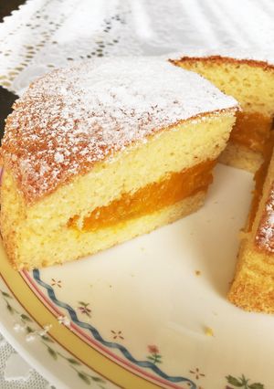かぼちゃクリームケーキ-レシピのメイン写真