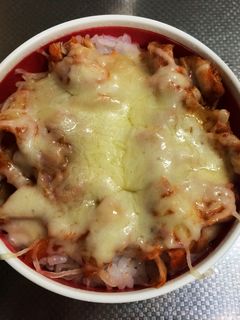 キム玉チーズ丼-レシピのメイン写真