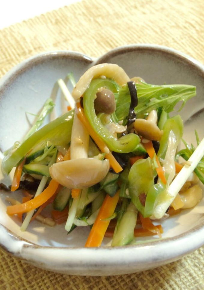 さっと炒めて漬ける！野菜の中華サラダ-レシピのメイン写真
