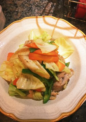 ☆豚肉とたっぷり野菜の塩麹炒め☆-レシピのメイン写真