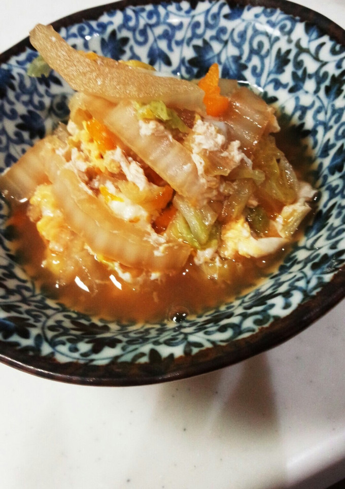 簡単白菜卵とじ-レシピのメイン写真
