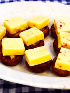 マッシュルームとチーズのオードブル-レシピのメイン写真