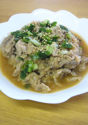 レンジde豚肉のみぞれ煮-レシピのメイン写真