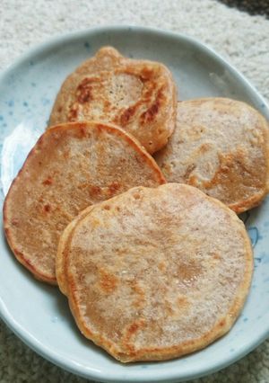 子供のおやつに！小麦粉でホットケーキ☆-レシピのメイン写真
