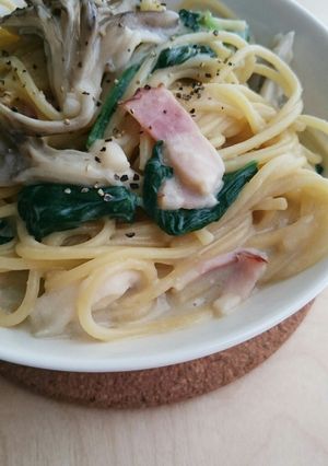 簡単♪ 豆乳クリームのワンポットパスタ-レシピのメイン写真