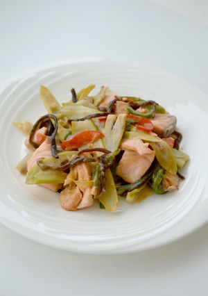 四方竹とお魚の旨味ソテー-レシピのメイン写真