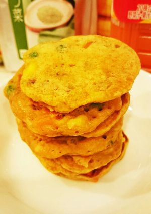 離乳食後期のおやつ☆ＨＭでミニパンケーキ-レシピのメイン写真