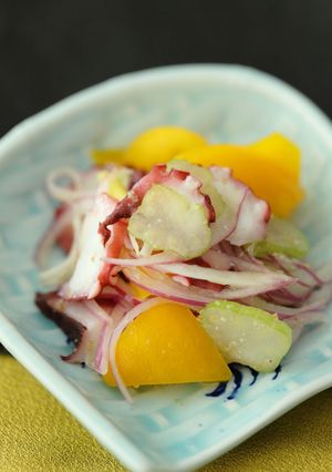 タコと野菜のセサミビネガー漬け-レシピのメイン写真