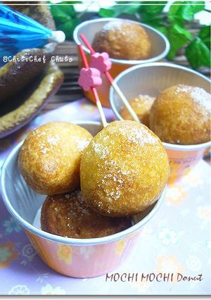 くせになる食感!もちもちドーナッツ♪-レシピのメイン写真