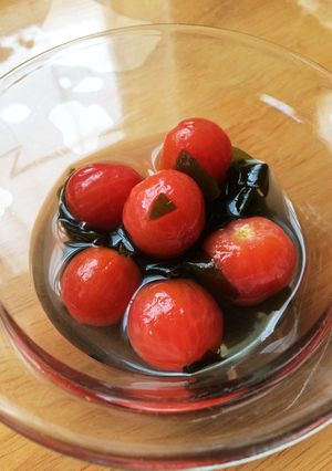 ★トマトとわかめのレモン酢の物-レシピのメイン写真