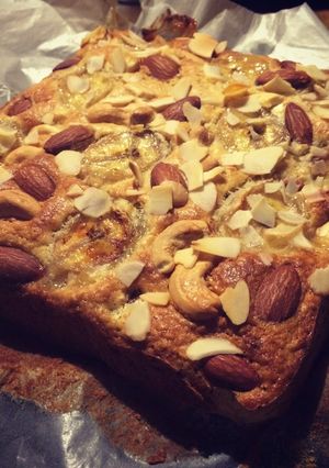ふわふわ！ナッツとバナナのケーキ-レシピのメイン写真