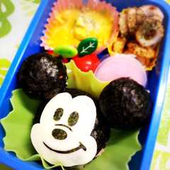 รูปของ キャラ弁☆ミッキー