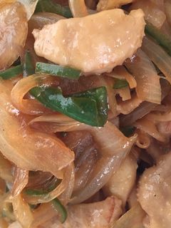 鶏皮と玉ねぎの酢醤油炒め-レシピのメイン写真