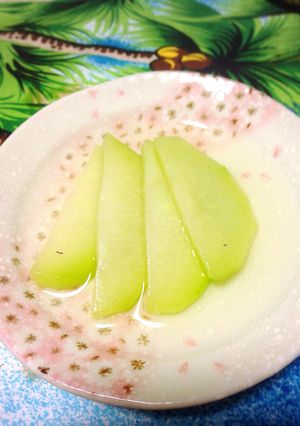 簡単☆美味しい隼人瓜の漬け物-レシピのメイン写真