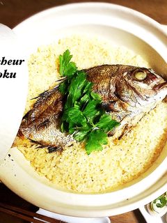 鯛飯〜土鍋炊き〜-レシピのメイン写真