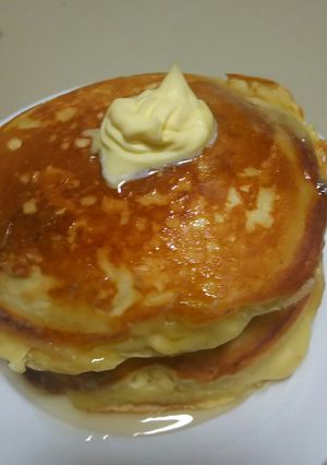 簡単†もちふわパンケーキ♥-レシピのメイン写真