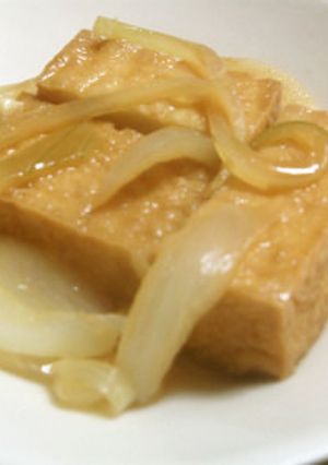 厚揚げと玉ねぎの煮物-レシピのメイン写真