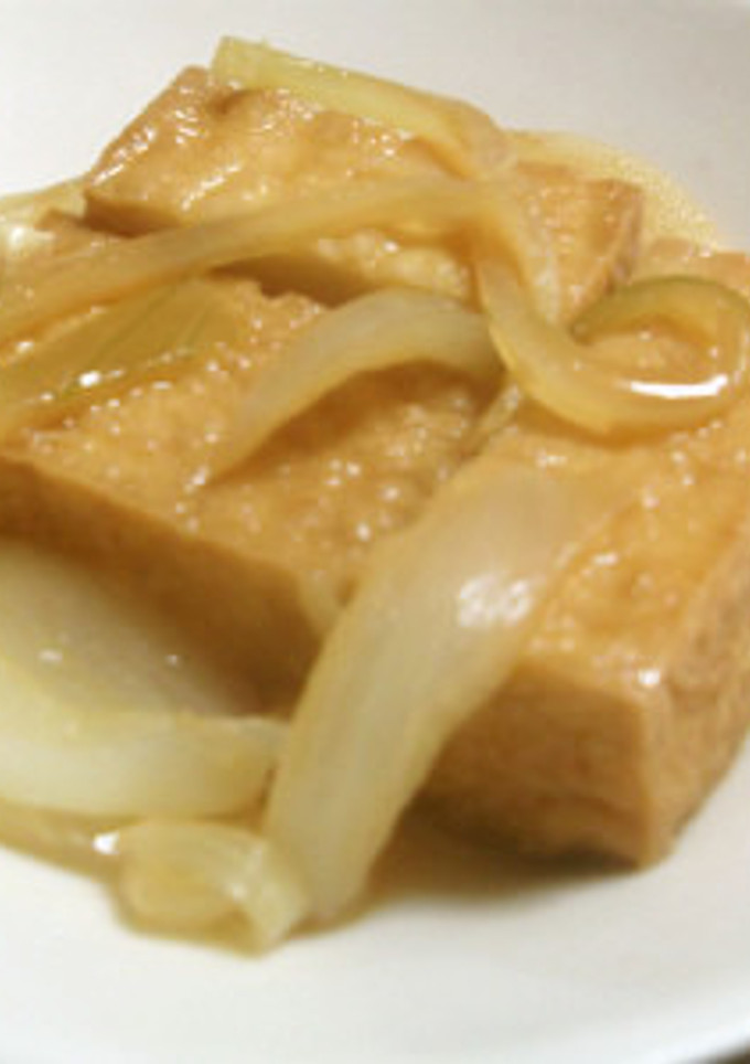 厚揚げと玉ねぎの煮物-レシピのメイン写真