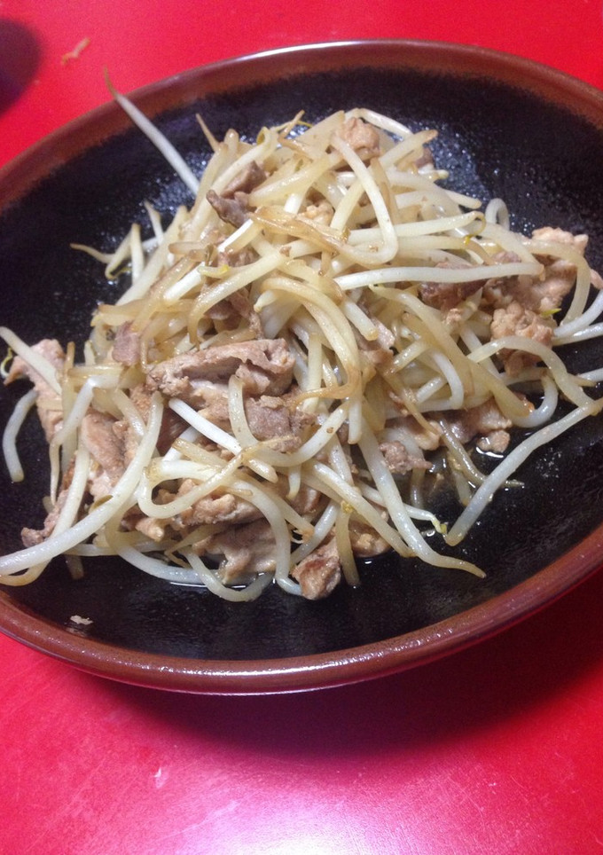 豚こま肉ともやしの炒め物-レシピのメイン写真
