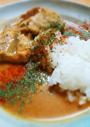 煮込み5分！くずさない！簡単サバカレー-レシピのメイン写真