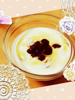 ヨーグルトに♪ラムレーズン&ハニーナッツ-レシピのメイン写真