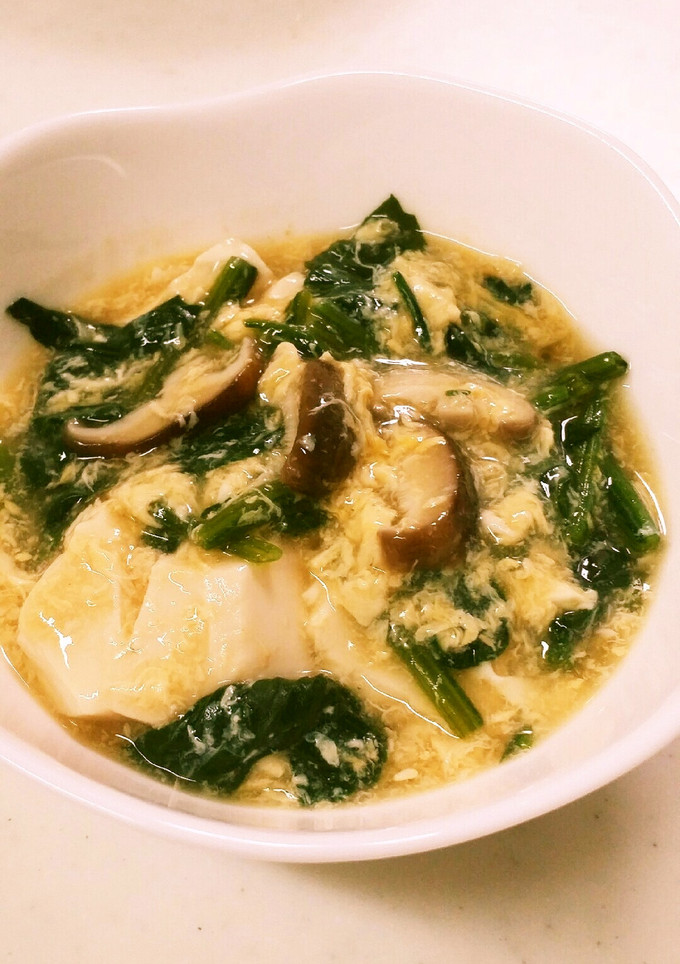ほうれん草と豆腐の卵とじ-レシピのメイン写真