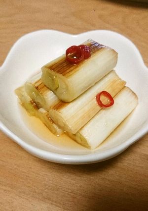 簡単うまい！焼きネギの甘酢漬け-レシピのメイン写真