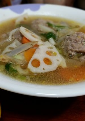 あったか3連複肉団子スープ-レシピのメイン写真