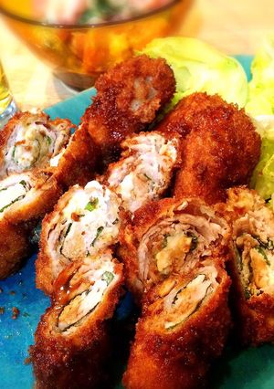 豚しそえのきクリームチーズ巻き-レシピのメイン写真