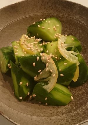 さっぱり美味しい!レモンきゅうり-レシピのメイン写真