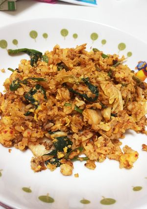 ぱらぱらご飯のキムチチャーハン＊-レシピのメイン写真