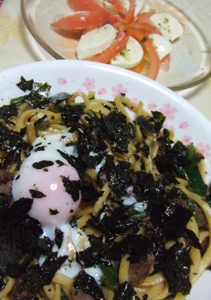 腹ぺこさんの簡単焼き肉パスタ♪-レシピのメイン写真