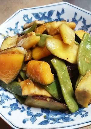 コックリ甘め　色々野菜の炒め煮-レシピのメイン写真