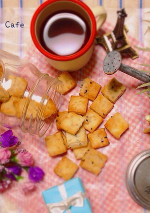 サックサク♡トースターでセサミクッキー-レシピのメイン写真