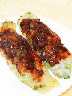 ダイエット!白滝入りどて葱焼き-レシピのメイン写真