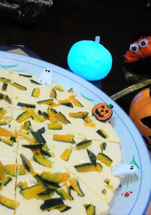 ハロウイン★パンプキンレアチーズケーキ♪-レシピのメイン写真