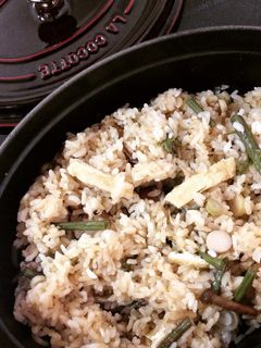 《ストウブ》山菜おこわ-レシピのメイン写真