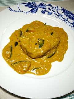 マルシンハンバーグ!簡単かぼちゃカレー煮-レシピのメイン写真