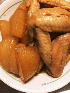 大根と手羽先の煮物-レシピのメイン写真
