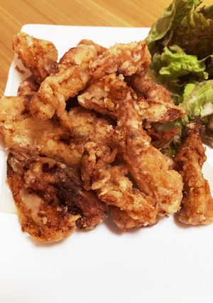 ビールとどうぞ♡ヤゲン軟骨の梅肉唐揚げ-レシピのメイン写真