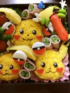 ♡ピカチュウお弁当♡-レシピのメイン写真