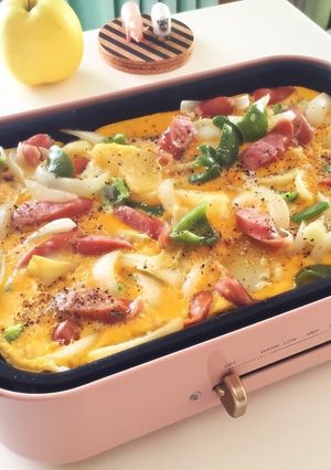 BRUNOでスペイン風オムレツ-レシピのメイン写真